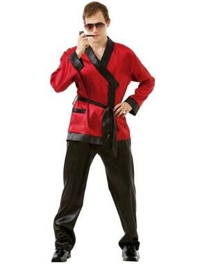 Bunny Enthusiast Playboy Hugh Hefner Halloween Costume Men
